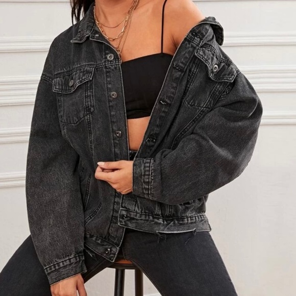 Denim black jacket - Picture 3 of 3